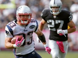 Wes Welker durante una jugada del encuentro. REUTERS  /