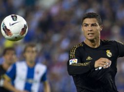 Cristiano Ronaldo durante el partido contra el Espanyol. AFP  /