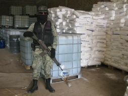 El 23 de septiembre fue decomisado en Zapotlanejo el narcolaboratorio clandestino más grande en Jalisco.  /