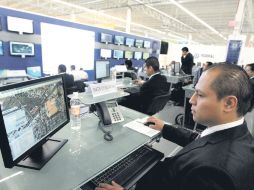 El centro de mando de la Secretaría de Seguridad Pública Federal tendrá comunicación en tiempo real con otras corporaciones.  /