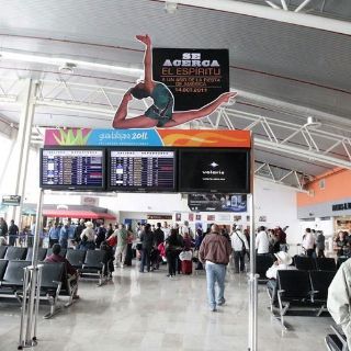 En aeropuerto, primera cámara de vigilancia