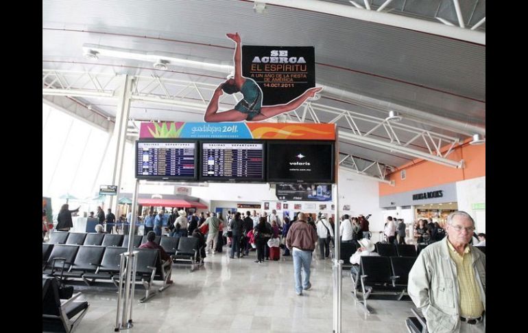 El primer equipo de videovigilancia se instaló próxima al Aeropuerto Internacional de Guadalajara.  /