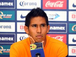 La crisis que atraviesa el Club América, según el jugador, no es motivo para interrumpir las prácticas del equipo. MEXSPORT  /
