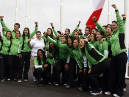 En el evento estuvieron los cerca de 200 atletas mexicanos. EFE  /