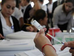 En vacunas, se aplicarán 41 mil 668 dosis de triple viral. NOTIMEX  /