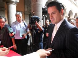 La actividad se llevó a cabo en el patio central del Palacio Municipal de Guadalajara.  /