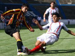 Los Leones Negros no tuvieron un buen duelo en la capital poblana ante los Lobos. MEXSPORT  /