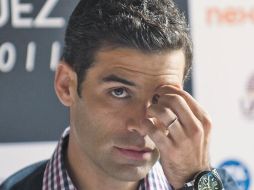 Rafa Márquez ofreció una rueda de prensa ayer, en la Ciudad de México. AFP  /