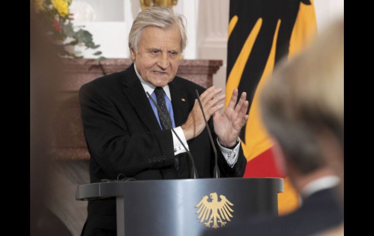 Jean-Claude Trichet anunció medidas de apoyo para los bancos de Zona Euro. EFE  /