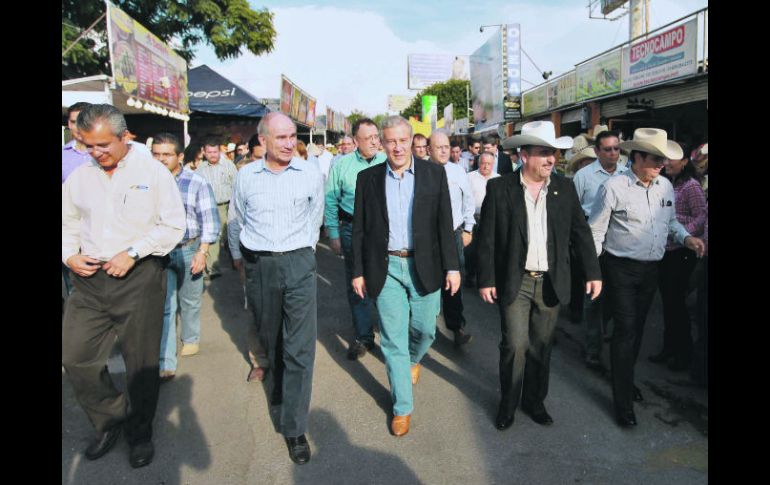 Al acto asistió el secretario de Agricultura, Francisco Mayorga Castañeda, y el secretario general de Gobierno, Fernando Guzmán.  /