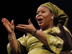 Leymah Gbowee, acreedora al Premio Nobel de la Paz, pide a las mujeres ''ser su propio Mandela y Gandhi''. REUTERS  /