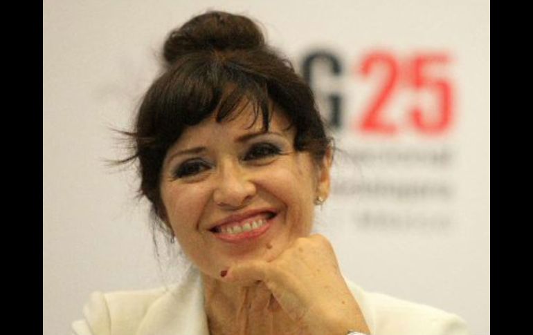 María Rojo, presidenta de la Comisión de Cultura del Senado de la República.  /