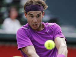 Nadal, campeón defensor ganó el 85% de sus puntos de segundo servicio en el partido. REUTERS  /