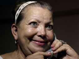 La mujer creó un grupo de féminas que realizaron actividades para lograr la liberación de los presos. AP  /