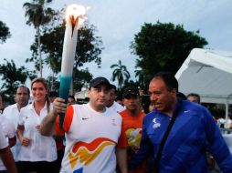 El recorrido de la antorcha estaba previsto por 38 ciudades del país. NTX  /