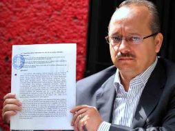 José Antonio Calderón Cardoso dijo que la Cámara de Diputados incurrió en desacato. EL UNIVERSAL  /