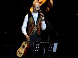Padilla en la presentación de hoy en el Teatro Degollado.  /