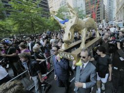 Las manifestaciones de los inconformes comenzaron en Nueva York, ahora se extienden por 68 ciudades de Estados Unidos. AP  /