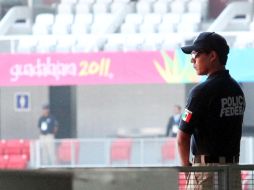 Federales resguardan una de las sedes de los juegos Panamericanos. ARCHIVO  /