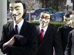 Anonymous dijo que declaran la guerra por las detenciones masivas de simpatizantes de Occupy Wall Street. ESPECIAL  /