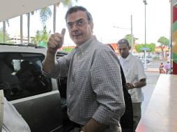 Marcelo Ebrard, quien inauguró la primera etapa del distribuidor vial, detalló  que éste cuenta con 900 metros de longitud. ARCHIVO  /