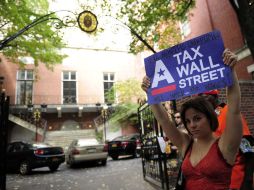 Los manifestantes participaron como acto de solidaridad con el movimiento 'Occupy Wall Street'. EFE  /