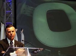 Carlos Andrade Garín dio un informe de la situación de la organización de los juegos. MEXSPORT  /