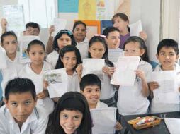 Los alumnos de la escuela Urbana #21”Felipe Carrillos Puerto”. M. SEVILLA  /