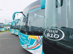 Los camiones tienen capacidad para que 41 personas viajen sentadas.  /