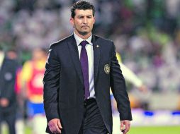 José Manuel de la Torre, al finalizar el partido ante Brasil, el martes en Torreón. MEXSPORT  /