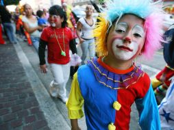 Dignificar el oficio del Payaso es parte de esta marcha. ARCHIVO  /