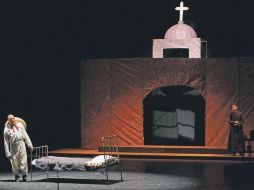 El espectáculo dramatiza la novela de Agustín Yáñez.  /