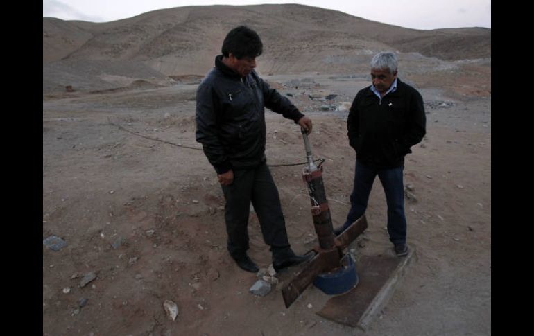 El 12 de octubre se celebra el aniversario del rescate de los 33 mineros en el desierto de Atacama. EFE  /