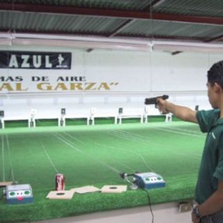 Maximino Modesti, candidato para conseguir medalla en tiro