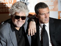 La película marca el regreso de Antonio Banderas (d) a las producciones de Almodóvar. AP  /