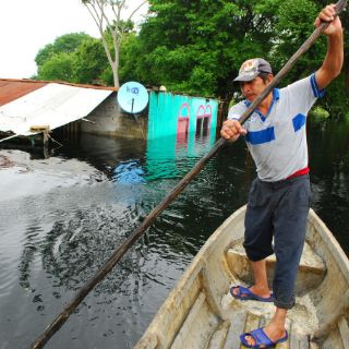 Lluvias desbordan seis ríos en Tabasco  