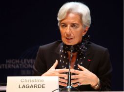 El mes pasado la directora del FMI, Christine Lagarde, dijo que el fondo necesita revisar su crédito para proveer liquidez.  /