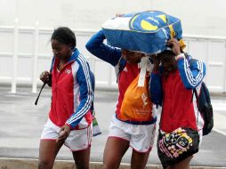 La belleza de las cubanas no ha pasado desapercibida en la Villa Panamericana. MEXSPORT  /