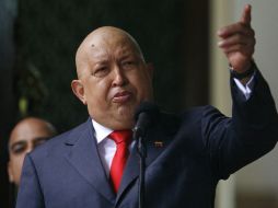 Chávez participó hoy en un acto en el presidencial Palacio de Miraflores con promotores del oficialista Gran Polo Patriótico. REUTERS  /