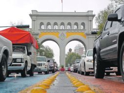 Zona de Los Arcos, frente a la Glorieta Minerva, para lo que se destinaron, entre otras obras, más de 35 MDP del Fondo Metropolitano.  /