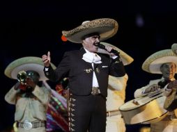 Vicente Fernández durante la ceremonia de apertura de los Juegos Panamericanos. REUTERS  /