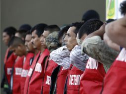 Los 11 presuntos delincuentes fueron detenidos en varios operativos efectuados en cinco municipios. REUTERS  /