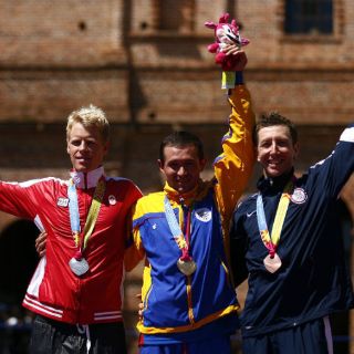 Páez, feliz con su medalla de oro