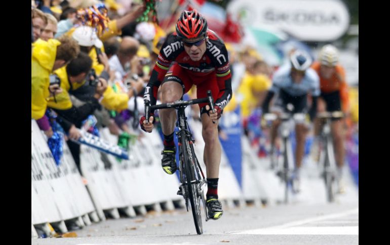 El ciclista australiano Cadel Evans, ocupa el segundo lugar dentro de está clasificación. ARCHIVO  /