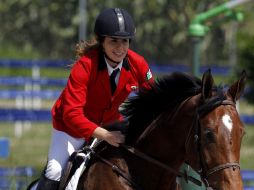 La mexicana obtuvo la segunda presea del día para México. EFE  /