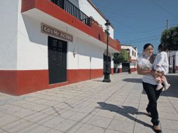 Aspecto de las nuevas fachadas en Santa Cruz de las Flores, en el municipio de Tlajomulco de Zúñiga.  /