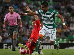 Toluca terminó el encuentro con nueve hombres; Novaretti fue expulsado al minuto 70. MEXSPORT  /