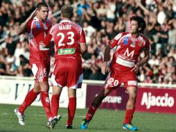 El Ajaccio queda en penúltimo lugar sobre el Nancy. AFP  /