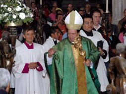 El cardenal Norverto Rivera dijo que a  las autoridades que actúan en la ilegalidad no hay que obedecerles.  /