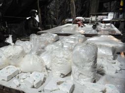 La red detectada por la policía colombiana enviaba cocaína a Estados Unidos a través de México. AFP  /